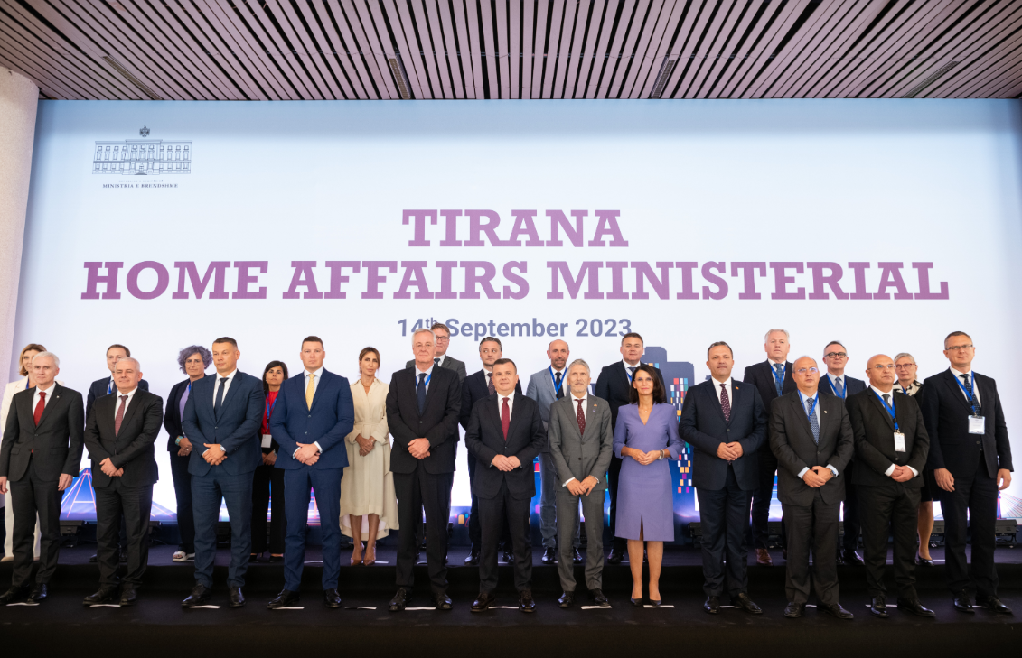 Koordinationsmeeting Berliner Prozess fand im Mai 2023 in Tirana statt